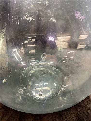 Medium Balon Bottle, Demijohn Glass Bottle, Wine Beer Carboy, Brewing A, by The Old Grainery (antique style bottle, aqua g...