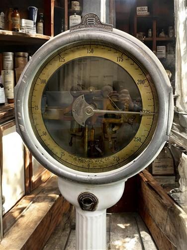 Scale - Personal Scale Vintage Watling Coin-Op Scale Cast Iron Floor Model, Arcade Scale by The Old Grainery (Arcade, Chic...