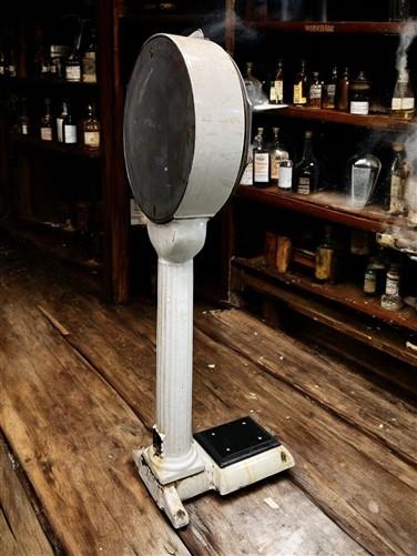 Scale - Personal Scale Vintage Watling Coin-Op Scale Cast Iron Floor Model, Arcade Scale by The Old Grainery (Arcade, Chic...