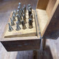 Watch tool - 20 Piece Staking Set Punch Stakes, Vintage Watchmaker Tools, Original Wood Box, by The Old Grainery (antique...