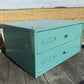 File Cabinet - 2 Drawer Watch Part Metal File Cabinet, Vintage Organizer, Craft Part Storage E, by The Old Grainery (2 dra...