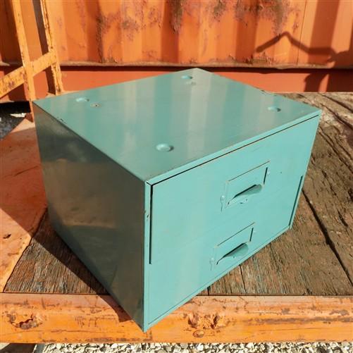 2 Drawer Cabinet - 2 Drawer Watch Part Metal File Cabinet, Vintage Organizer, Craft Part Storage F, by The Old Grainery (2...