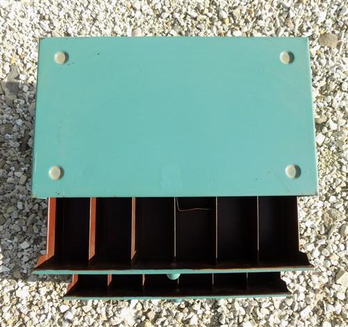 2 Drawer Watch Part Metal File Cabinet, Vintage Organizer, Craft Part Storage G,