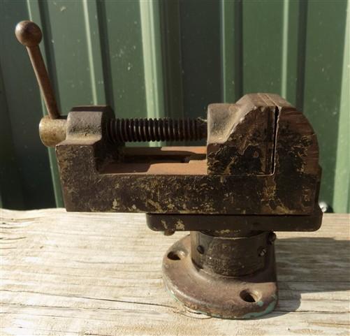 machinist Tool - North Bros Yankee 2" Vise, Vintage No 1993 Swivel Base Machinist Vise, by The Old Grainery (1993, 2 inch,...