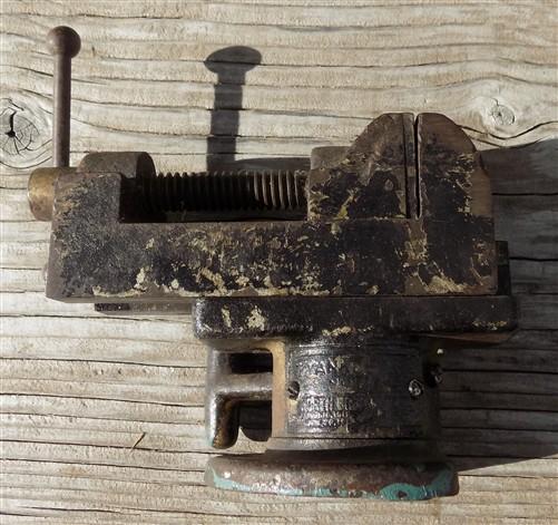 machinist Tool - North Bros Yankee 2" Vise, Vintage No 1993 Swivel Base Machinist Vise, by The Old Grainery (1993, 2 inch,...