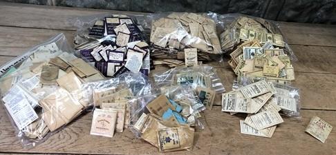 Watch parts - Watch Mainsprings Lot, NOS Watch Component Movement Parts, Replacement Parts, by The Old Grainery (black shi...
