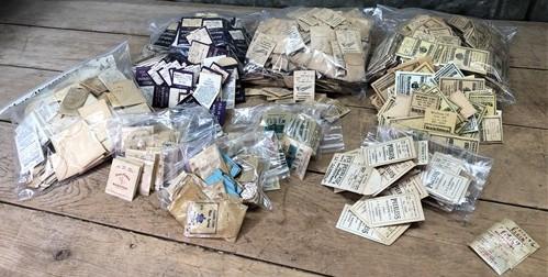 Watch parts - Watch Mainsprings Lot, NOS Watch Component Movement Parts, Replacement Parts, by The Old Grainery (black shi...