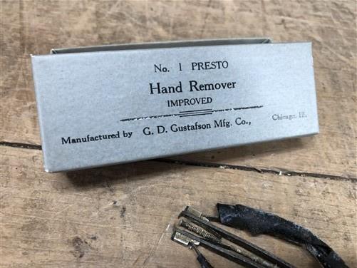 Watchmaker tool - Presto No 1 Hand Remover, Vintage Gustafson Watchmakers Tool, Original Box by The Old Grainery (chicago...