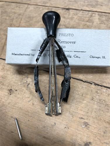 Watchmaker tool - Presto No 1 Hand Remover, Vintage Gustafson Watchmakers Tool, Original Box by The Old Grainery (chicago...