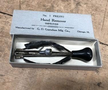 Watchmaker tool - Presto No 1 Hand Remover, Vintage Gustafson Watchmakers Tool, Original Box by The Old Grainery (chicago...