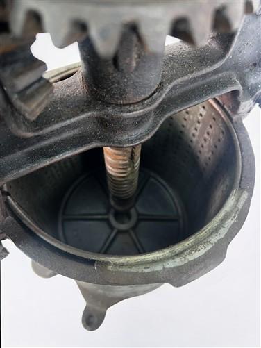 Enterprise 2 Quart Lard Press Cast Iron Sausage Stuffer Fruit Apple Cider Farm C