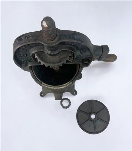 Enterprise 2 Quart Lard Press Cast Iron Sausage Stuffer Fruit