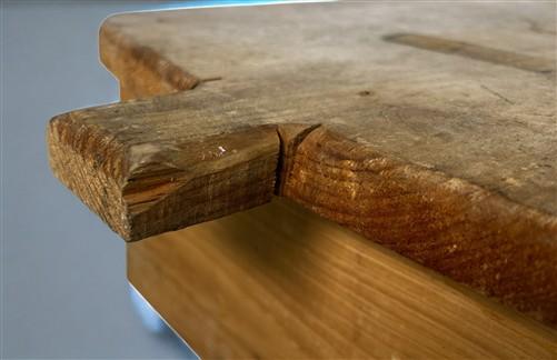 Bread Board - Wood Bread Board on Legs, Footed Cutting Board, Rustic Chopping Serving Board C, by The Old Grainery (bread...