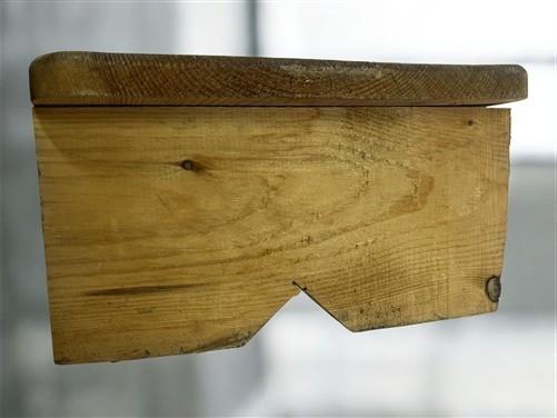 Bread Board - Wood Bread Board on Legs, Footed Cutting Board, Rustic Chopping Serving Board C, by The Old Grainery (bread...