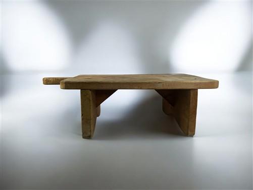 Wood Bread Board on Legs, Footed Cutting Board, Rustic Chopping Serving Board D,
