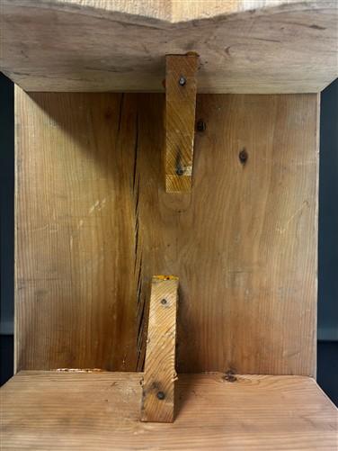 Wood Bread Board on Legs, Footed Cutting Board, Rustic Chopping Serving Board D,
