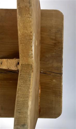 Wood Bread Board on Legs, Footed Cutting Board, Rustic Chopping Serving Board D,
