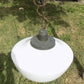 light fixture - Church Hanging Light Fixture, Pendant School Globe, Architectural Salvage A14, by The Old Grainery (ceilin...