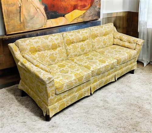 Flexsteel Sofa, Vintage Mid Century Sofa, Family Room Couch, Davenport, Parlor