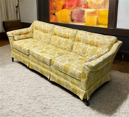 Flexsteel Sofa, Vintage Mid Century Sofa, Family Room Couch, Davenport, Parlor