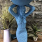 Mermaid Birdbath, Cast Aluminum Statue, Nautical, Pool Beach Decor, Mermaid H