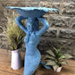 Mermaid Birdbath, Cast Aluminum Statue, Nautical, Pool Beach Decor, Mermaid H