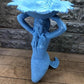 Mermaid Birdbath, Cast Aluminum Statue, Nautical, Pool Beach Decor, Mermaid H