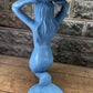 Mermaid Birdbath, Cast Aluminum Statue, Nautical, Pool Beach Decor, Mermaid H