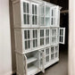 Triple Stack Bookcase, White Kitchen Hutch Cabinet, Kitchen Storage, Cupboard A3