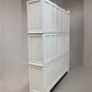 Triple Stack Bookcase, White Kitchen Hutch Cabinet, Kitchen Storage, Cupboard A3