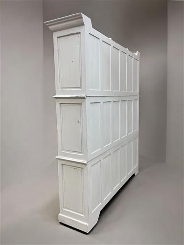 Triple Stack Bookcase, White Kitchen Hutch Cabinet, Kitchen Storage, Cupboard A3