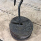 Round Hanging Small Scale Weights, Vintage Metal Industrial Fairbanks Morse A83,
