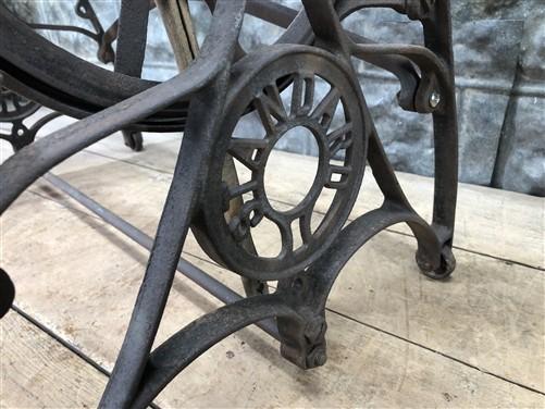 Treadle base - Treadle Sewing Machine, Cast Iron Base, Industrial Age Standard Steampunk QZ, by The Old Grainery (base, ca...