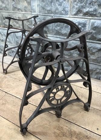 Treadle base - Treadle Sewing Machine, Cast Iron Base, Industrial Age Standard Steampunk QZ, by The Old Grainery (base, ca...
