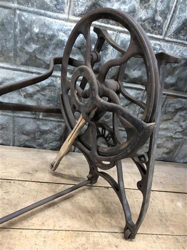 Treadle base - Treadle Sewing Machine, Cast Iron Base, Industrial Age Standard Steampunk QZ, by The Old Grainery (base, ca...