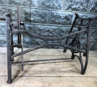 Treadle base - Treadle Sewing Machine, Cast Iron Base, Industrial Age Standard Steampunk QZ, by The Old Grainery (base, ca...