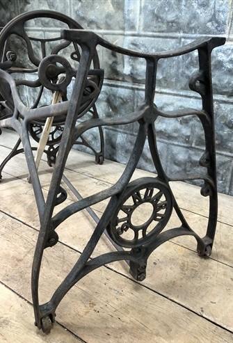 Treadle Sewing Machine, Cast Iron Base, Industrial Age Standard