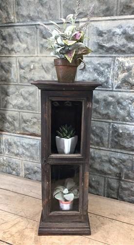 Wall cabinet - Medicine Cabinet, Vintage Wood Display Case, Wall Mount Cupboard, Shadow Box A18 by The Old Grainery (1 she...