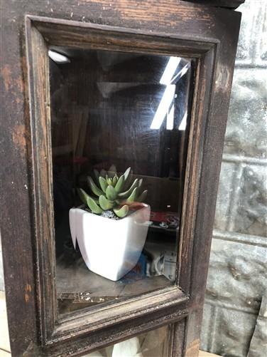 Wall cabinet - Medicine Cabinet, Vintage Wood Display Case, Wall Mount Cupboard, Shadow Box A18 by The Old Grainery (1 she...