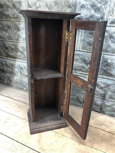 Wall cabinet - Medicine Cabinet, Vintage Wood Display Case, Wall Mount Cupboard, Shadow Box A18 by The Old Grainery (1 she...