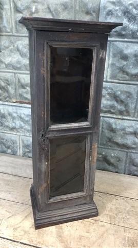Wall cabinet - Medicine Cabinet, Vintage Wood Display Case, Wall Mount Cupboard, Shadow Box A18 by The Old Grainery (1 she...