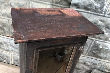 Wall cabinet - Medicine Cabinet, Vintage Wood Display Case, Wall Mount Cupboard, Shadow Box A18 by The Old Grainery (1 she...
