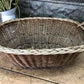 Basket - Oval Wicker Basket, Vintage German Woven Rattan Basket, Storage Organizer A16, by The Old Grainery (Adults, Any R...