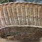 Basket - Oval Wicker Basket, Vintage German Woven Rattan Basket, Storage Organizer A16, by The Old Grainery (Adults, Any R...