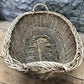 Basket - Oval Wicker Basket, Vintage German Woven Rattan Basket, Storage Organizer A16, by The Old Grainery (Adults, Any R...