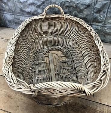 Basket - Oval Wicker Basket, Vintage German Woven Rattan Basket, Storage Organizer A16, by The Old Grainery (Adults, Any R...