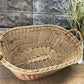 Basket - Oval Wicker Basket, Vintage German Woven Rattan Basket, Storage Organizer A17, by The Old Grainery (Adults, Any R...