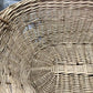 Basket - Oval Wicker Basket, Vintage German Woven Rattan Basket, Storage Organizer A17, by The Old Grainery (Adults, Any R...