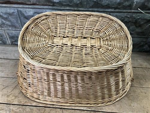 Basket - Oval Wicker Basket, Vintage German Woven Rattan Basket, Storage Organizer A17, by The Old Grainery (Adults, Any R...