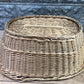 Basket - Oval Wicker Basket, Vintage German Woven Rattan Basket, Storage Organizer A19, by The Old Grainery (Adults, All O...